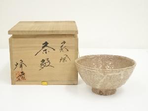 萩焼　水尾峰雪造　茶碗（共箱）
